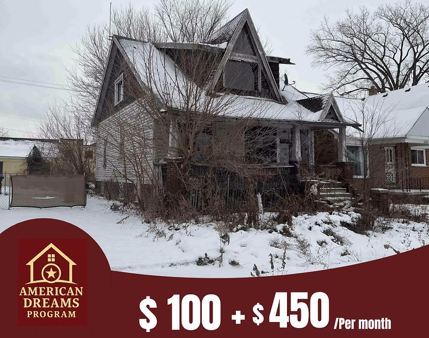 Detroit Home with Two Bathrooms and Custom Renovation Plan